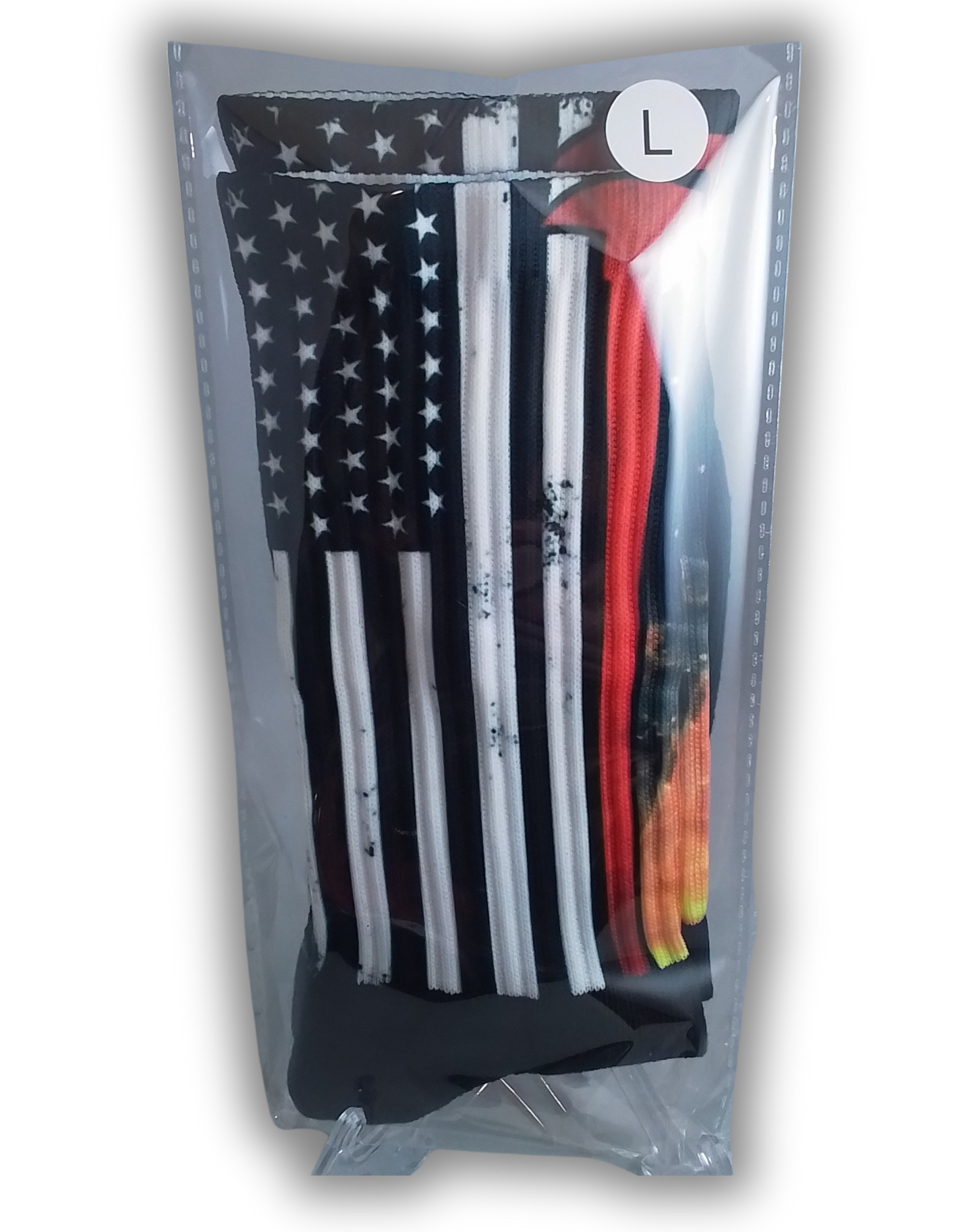 Disc Golf Socks Firefighter Large