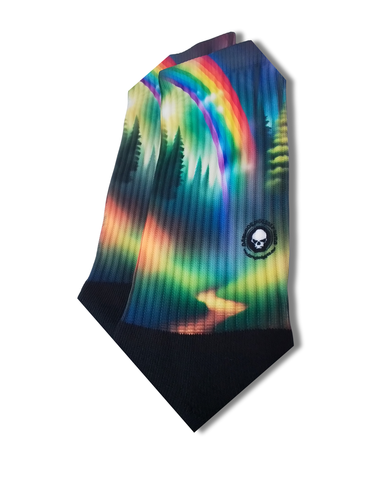 Disc Golf Socks Rainbow Large