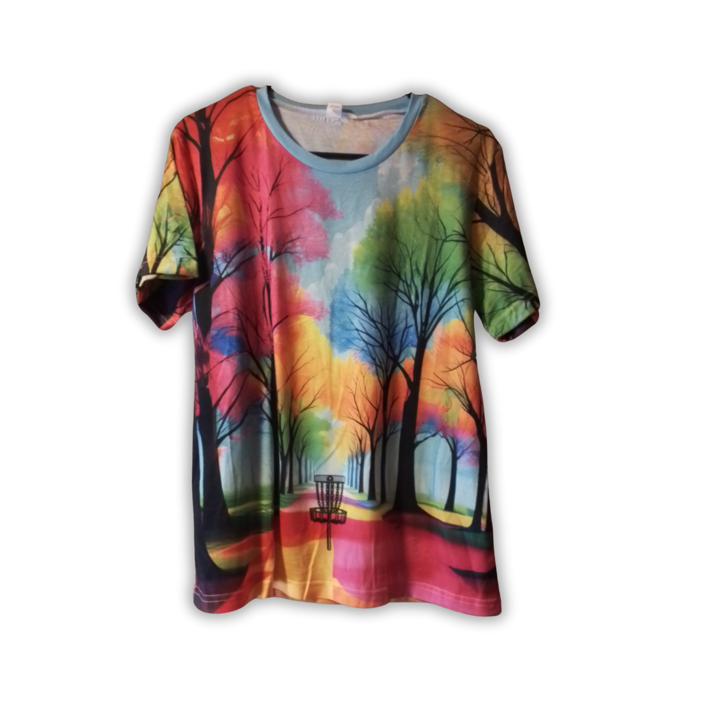 Graphic Colorful Trees T Shirt
