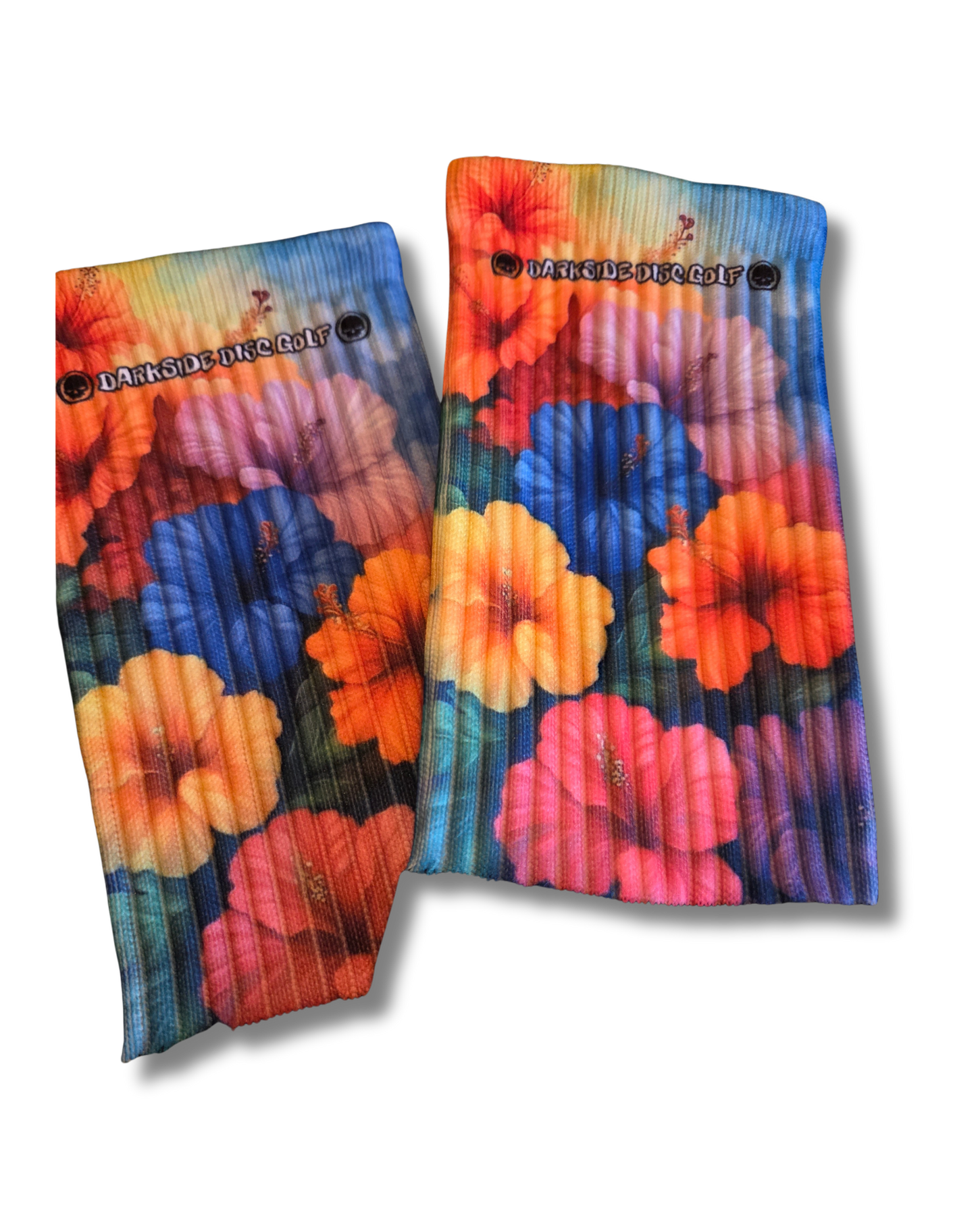 Disc Golf Sock Bright Flowers (L)