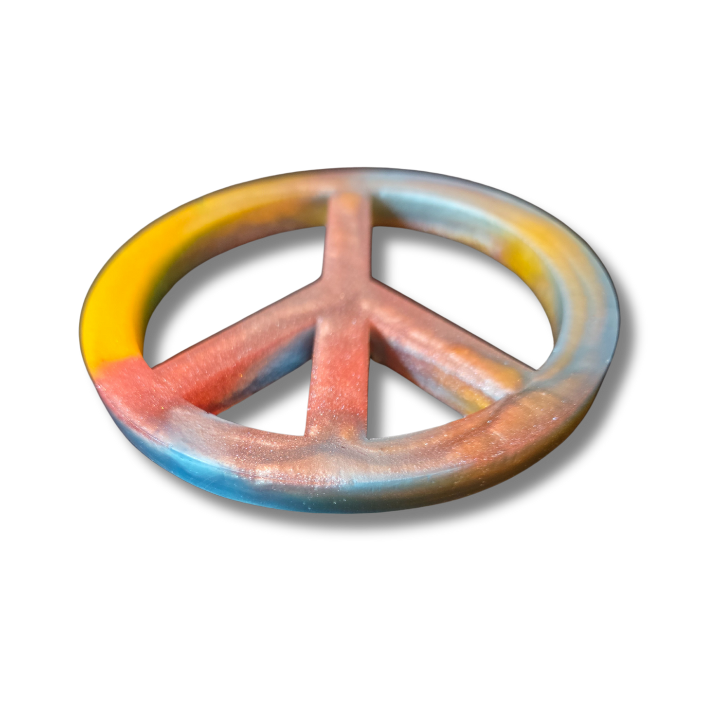 Resin Peace Sign Mini Marker