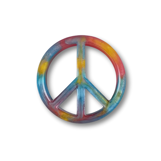 Resin Peace Sign Mini Marker