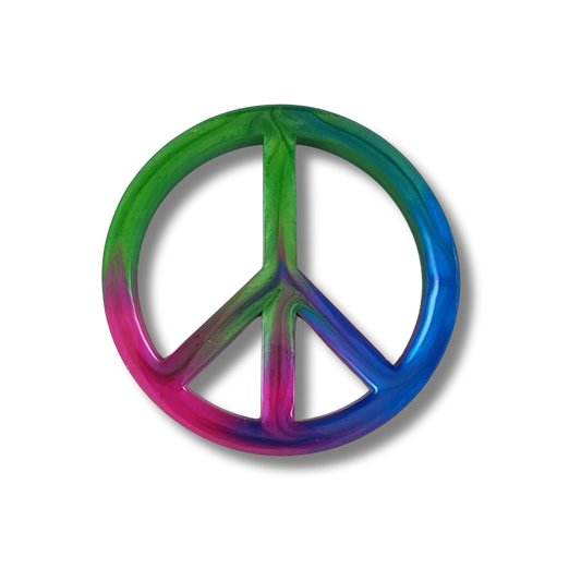 Resin Peace Sign Mini Marker