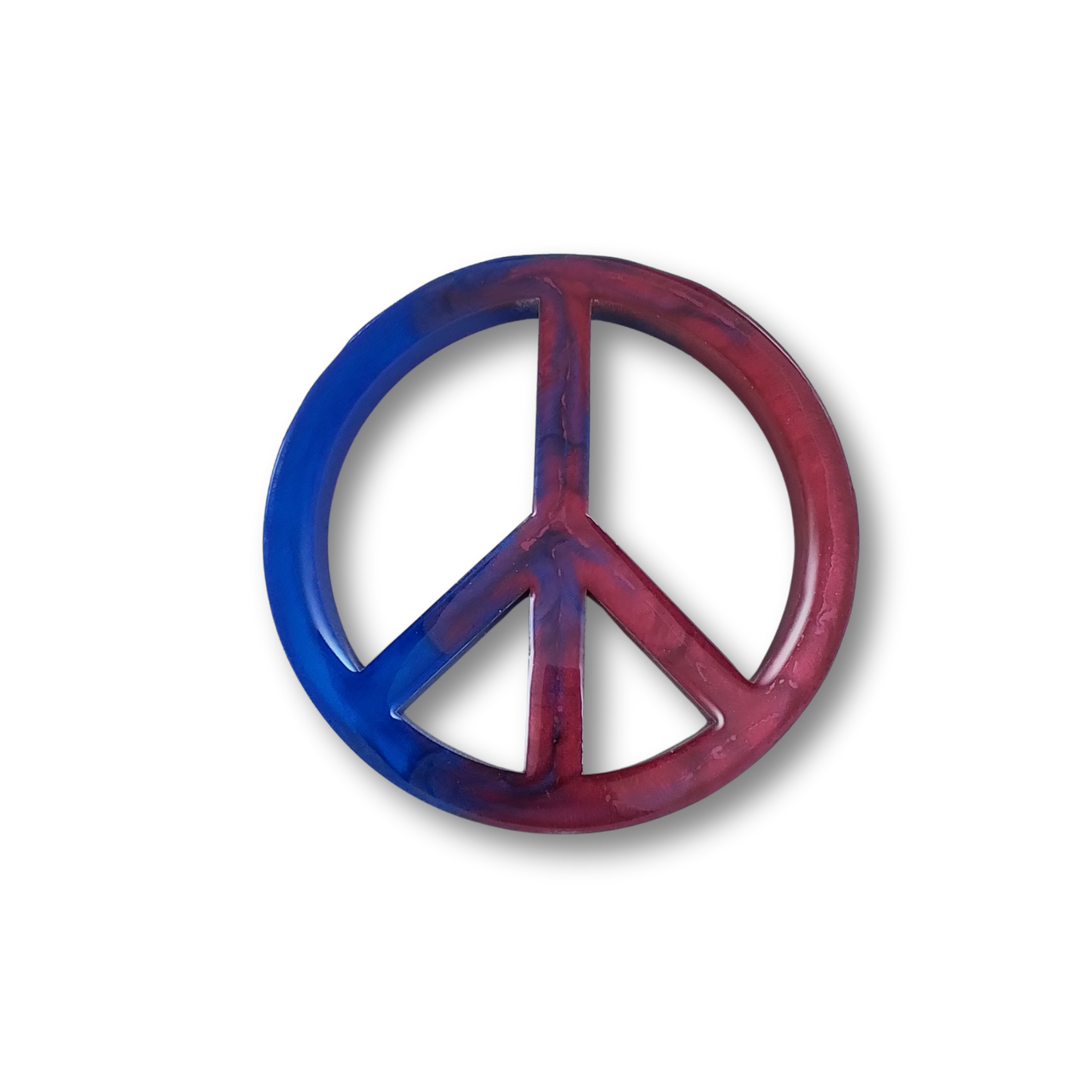 Resin Peace Sign Mini Marker