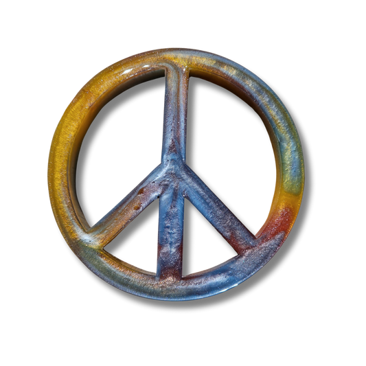 Resin Peace Sign Mini Marker