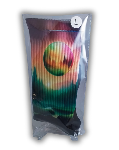 Disc Golf Socks Pastel Moon Large