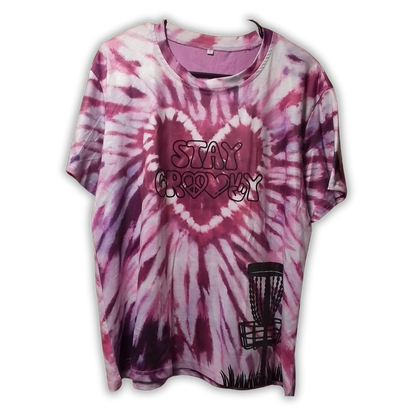 Ladies Purple Heart Tye Dye Tees