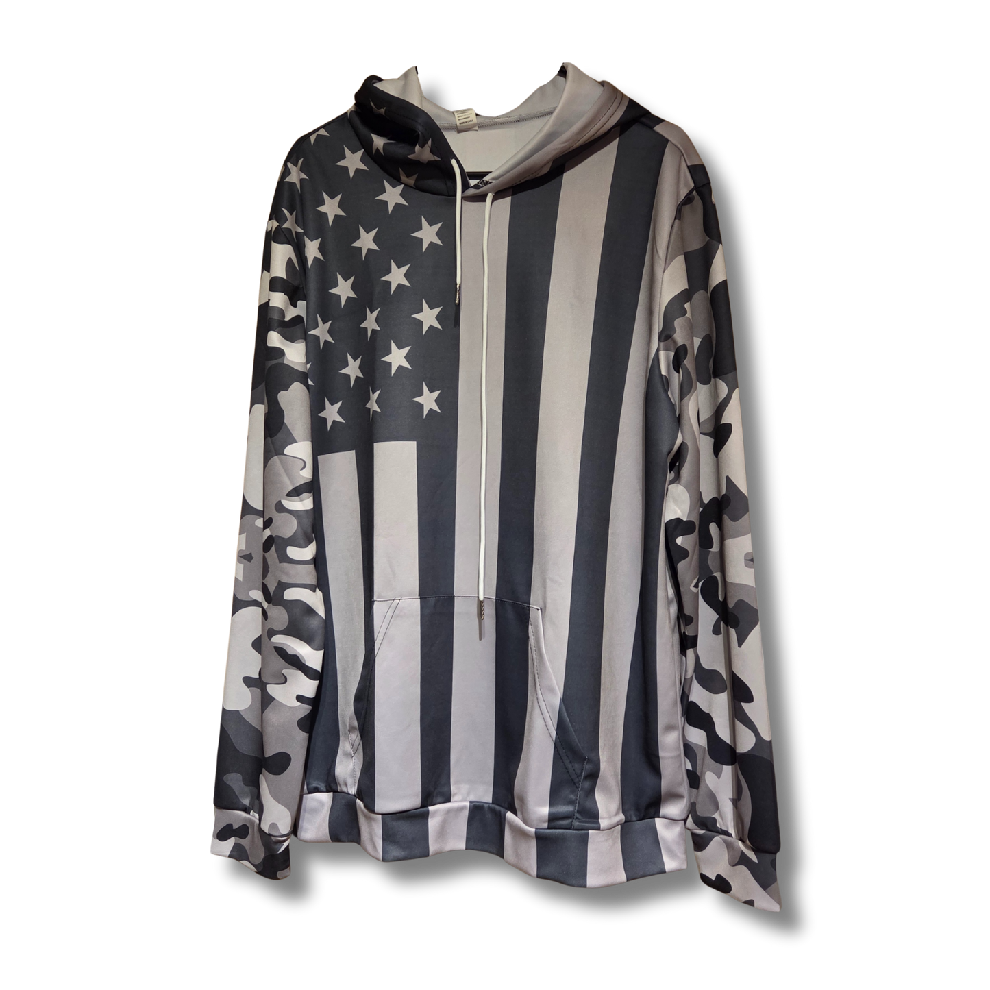 Grey Stars & Stripes Hoody