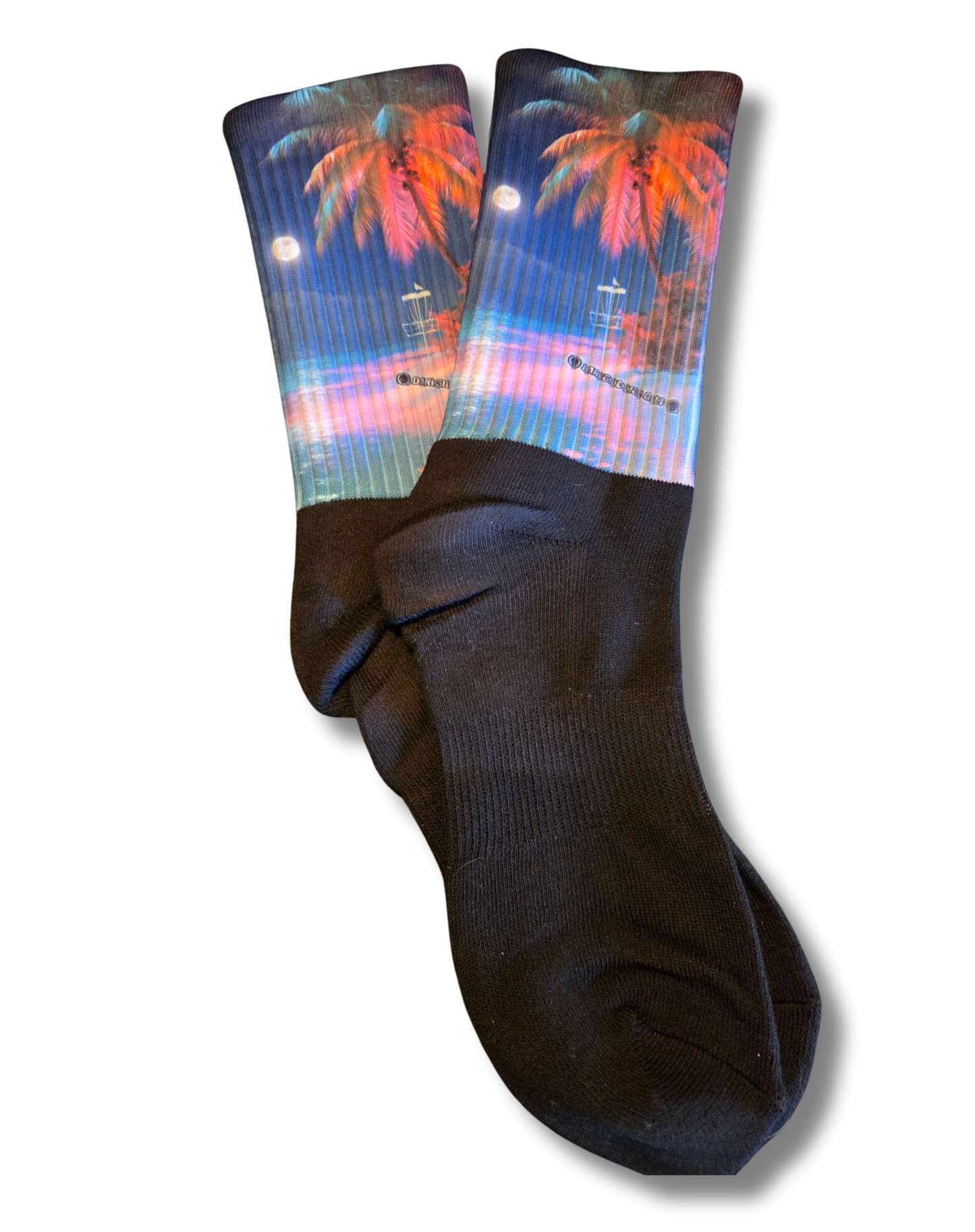 Disc Golf Sock Night Island (L)