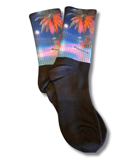 Disc Golf Sock Night Island (L)