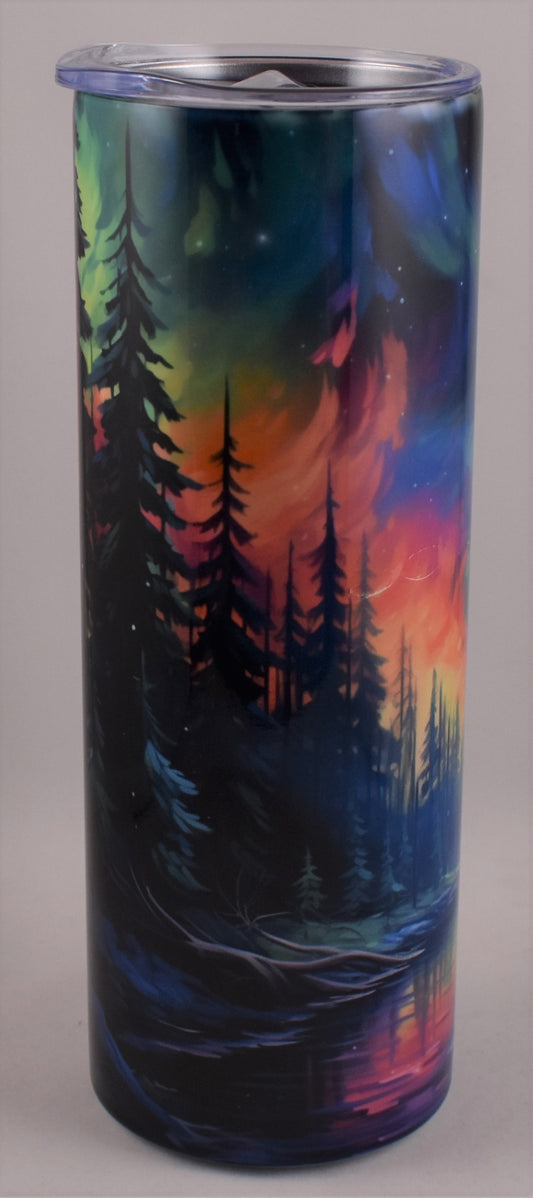 20oz Skinny Tumbler  Northern Lights