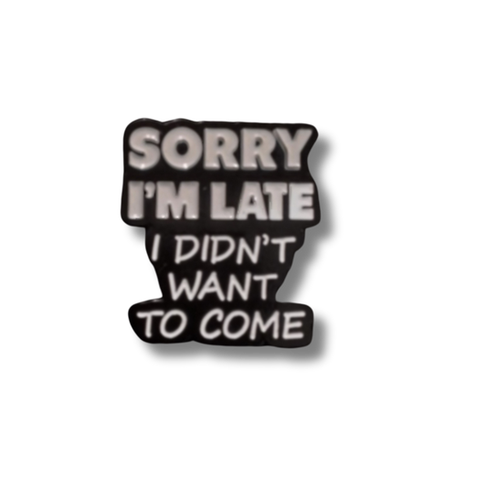 Sorry I'm late,